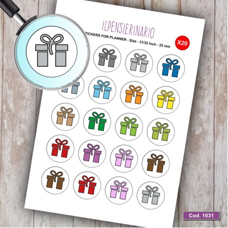 Adesivo agenda regalo Cod 1031