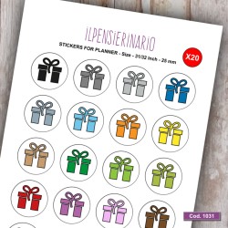 Adesivo agenda regalo Cod 1031
