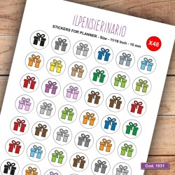 Adesivo agenda regalo Cod 1031
