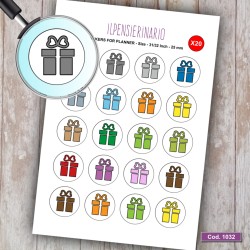 Adesivo agenda regalo Cod 1032