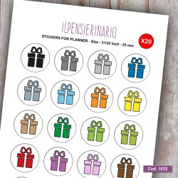 Adesivo agenda regalo Cod 1032