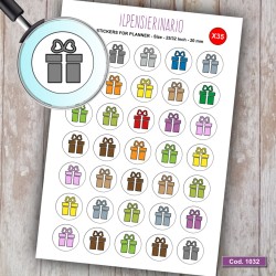Adesivo agenda regalo Cod 1032