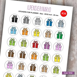 Adesivo agenda regalo Cod 1032