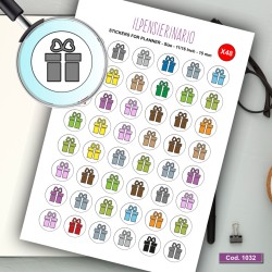 Adesivo agenda regalo Cod 1032