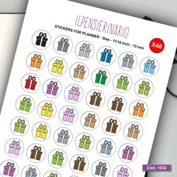 Adesivo agenda regalo Cod 1032