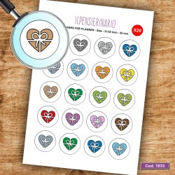 Adesivo agenda regalo Cod 1033