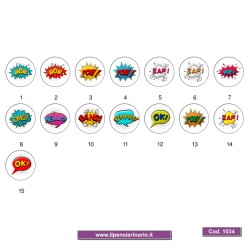 Adesivo agenda comics Cod 1034