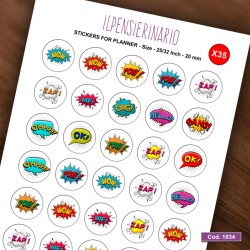 Adesivo agenda comics Cod 1034