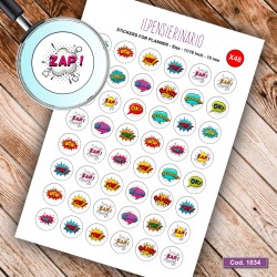 Adesivo agenda comics Cod 1034