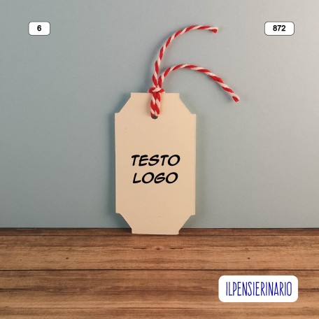 Cartellini personalizzato 872-6