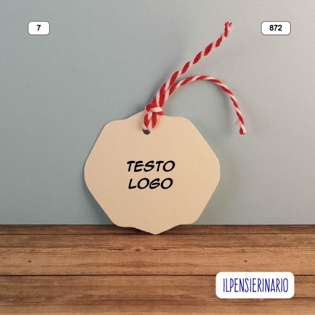 Cartellini personalizzato 872-7
