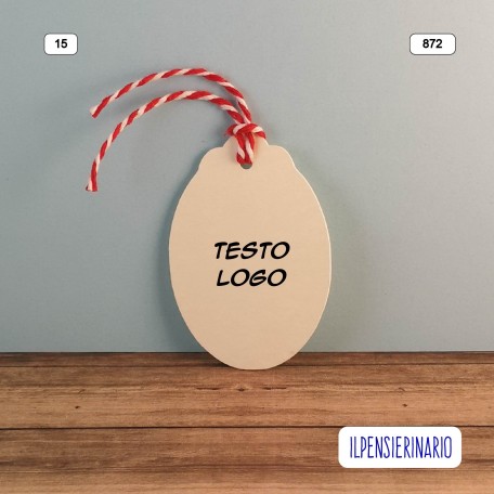Cartellini personalizzato 872-15