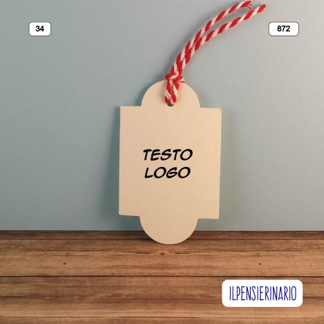 Cartellini personalizzato 872-34