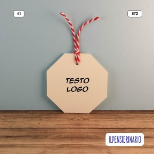 Cartellini personalizzato 872-41