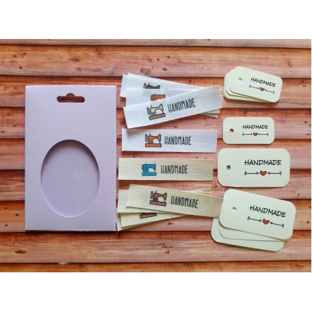 KIT etichette cotone macchina da cucire