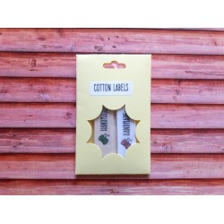 KIT etichette cotone rocchetto 