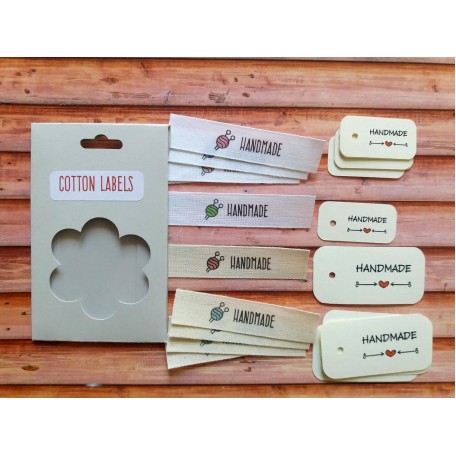 KIT etichette cotone ferri