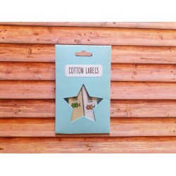 KIT etichette cotone manichino