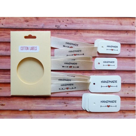 KIT etichette cotone Handmade 