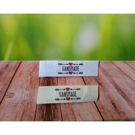 etichette cotone handmade love