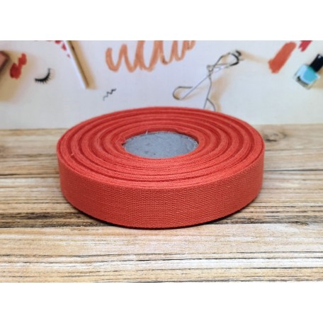 Nastro cotone arancio 1,5 cm