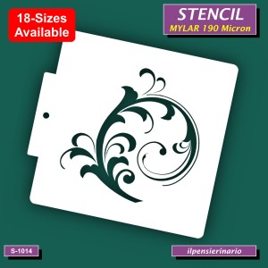 Stencil decorazione-floreale